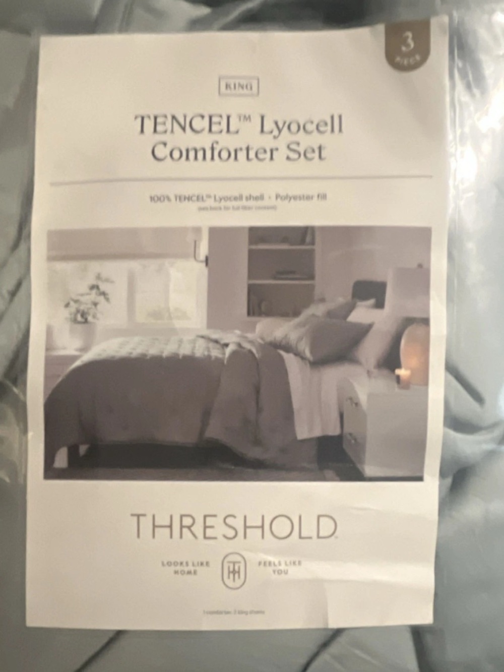 Threshold Gray TENCEL Lyocell Comforter Set